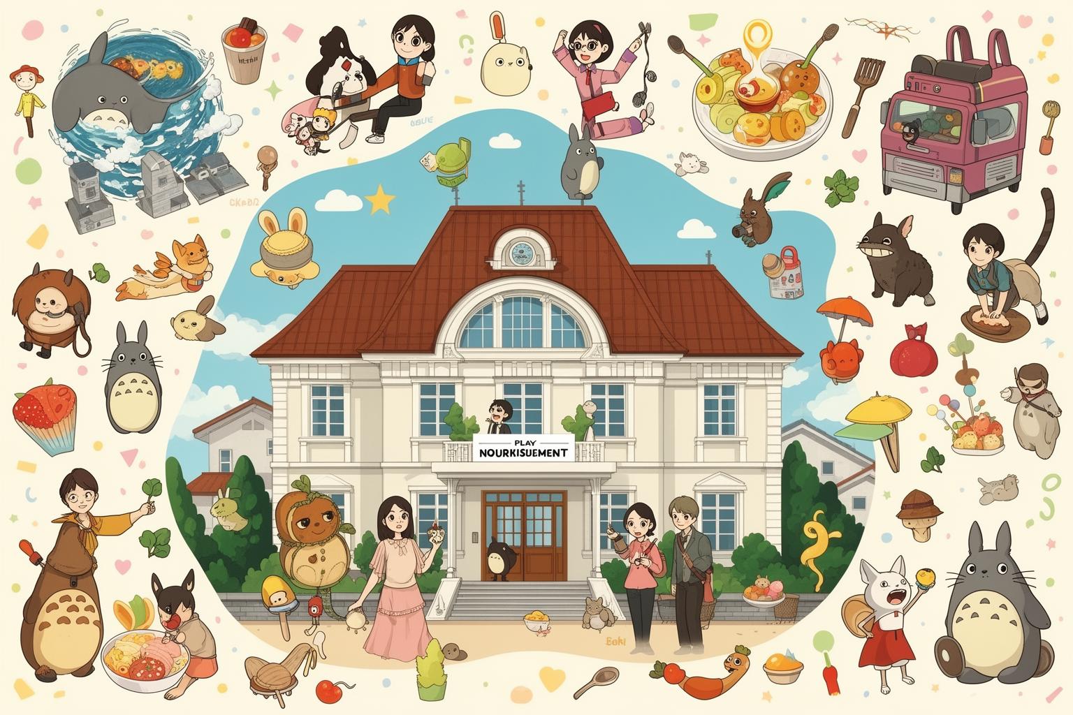 neko-bus-and-straw-hats-play-and-nourishment